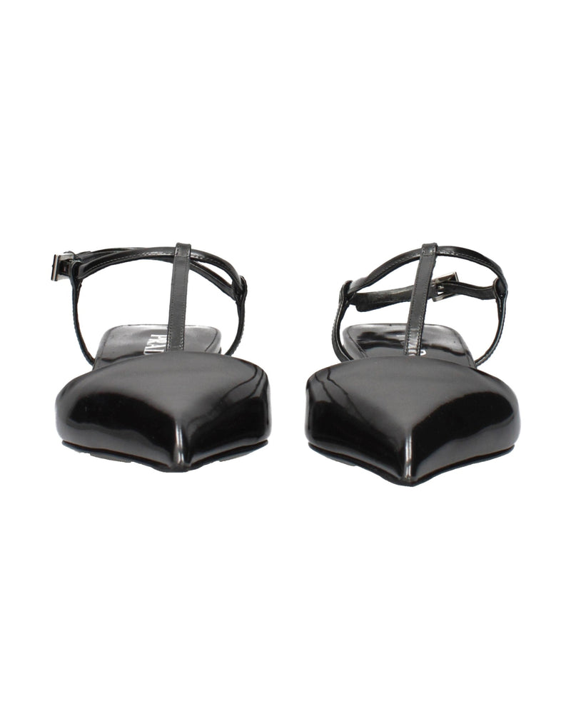 Prada Gray Leather Flat Sandals Glam Steals