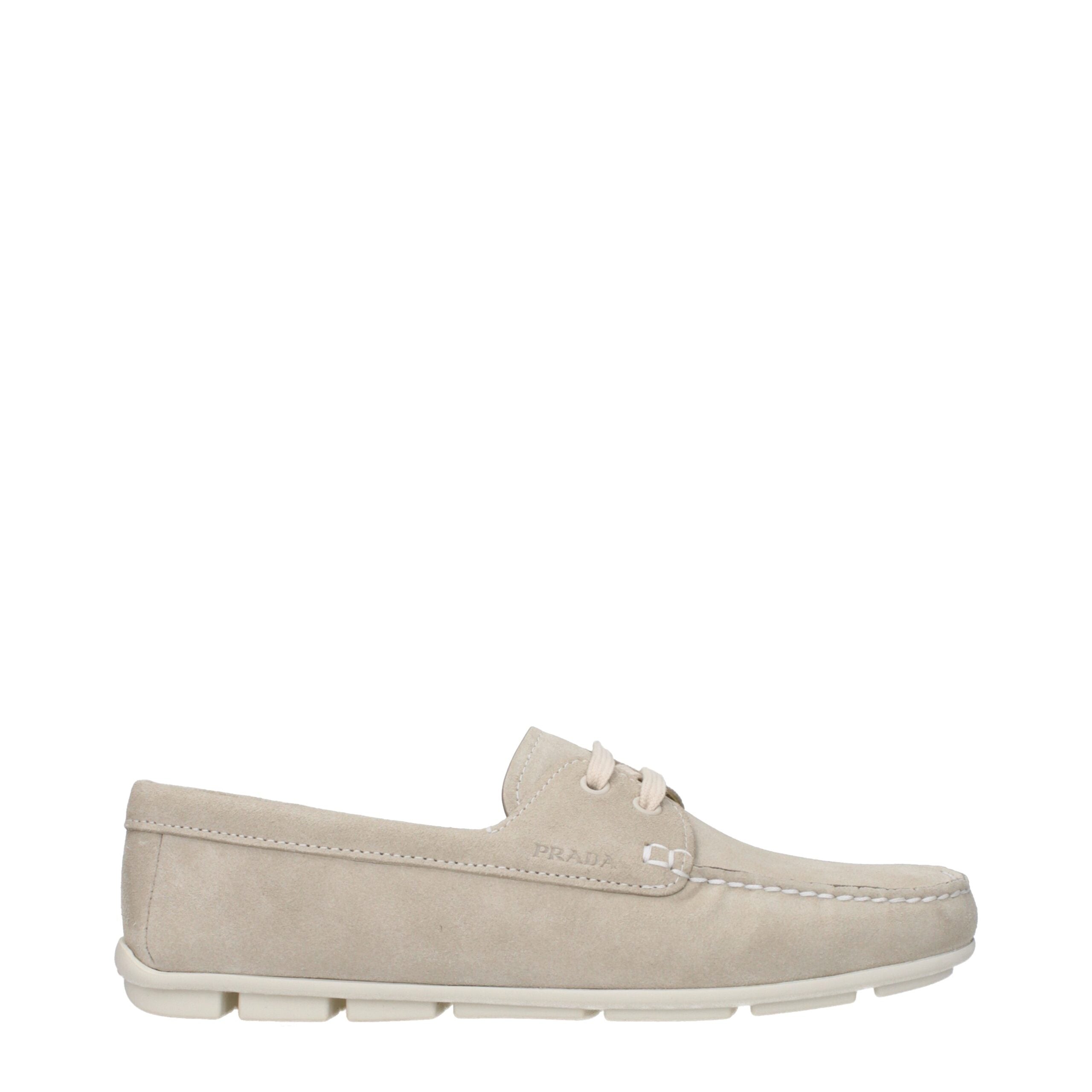 Prada Gray Leather Slip On Loafers Glam Steals