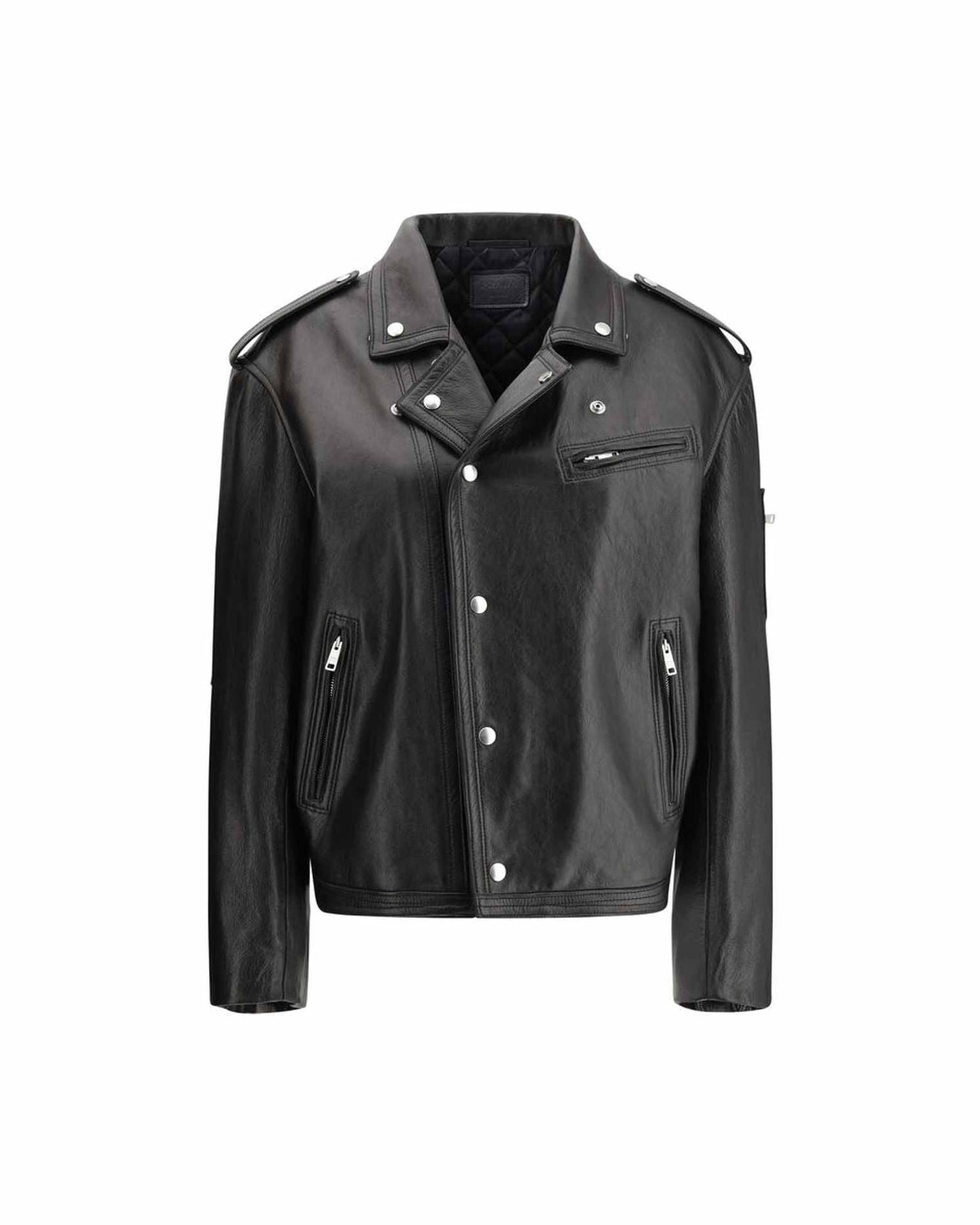 Prada Leather Biker Jacket Glam Steals