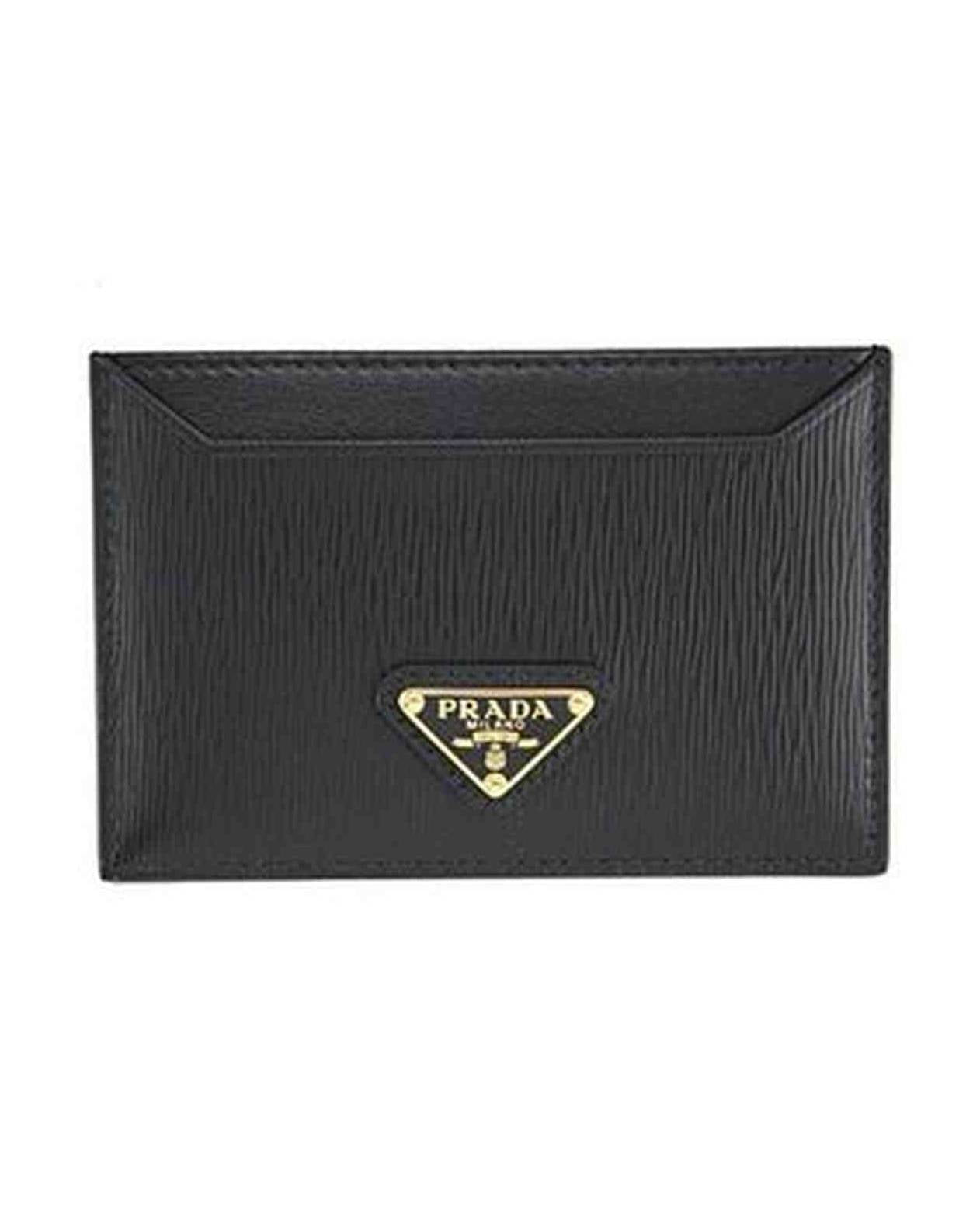 Prada Leather Cad Holder Glam Steals