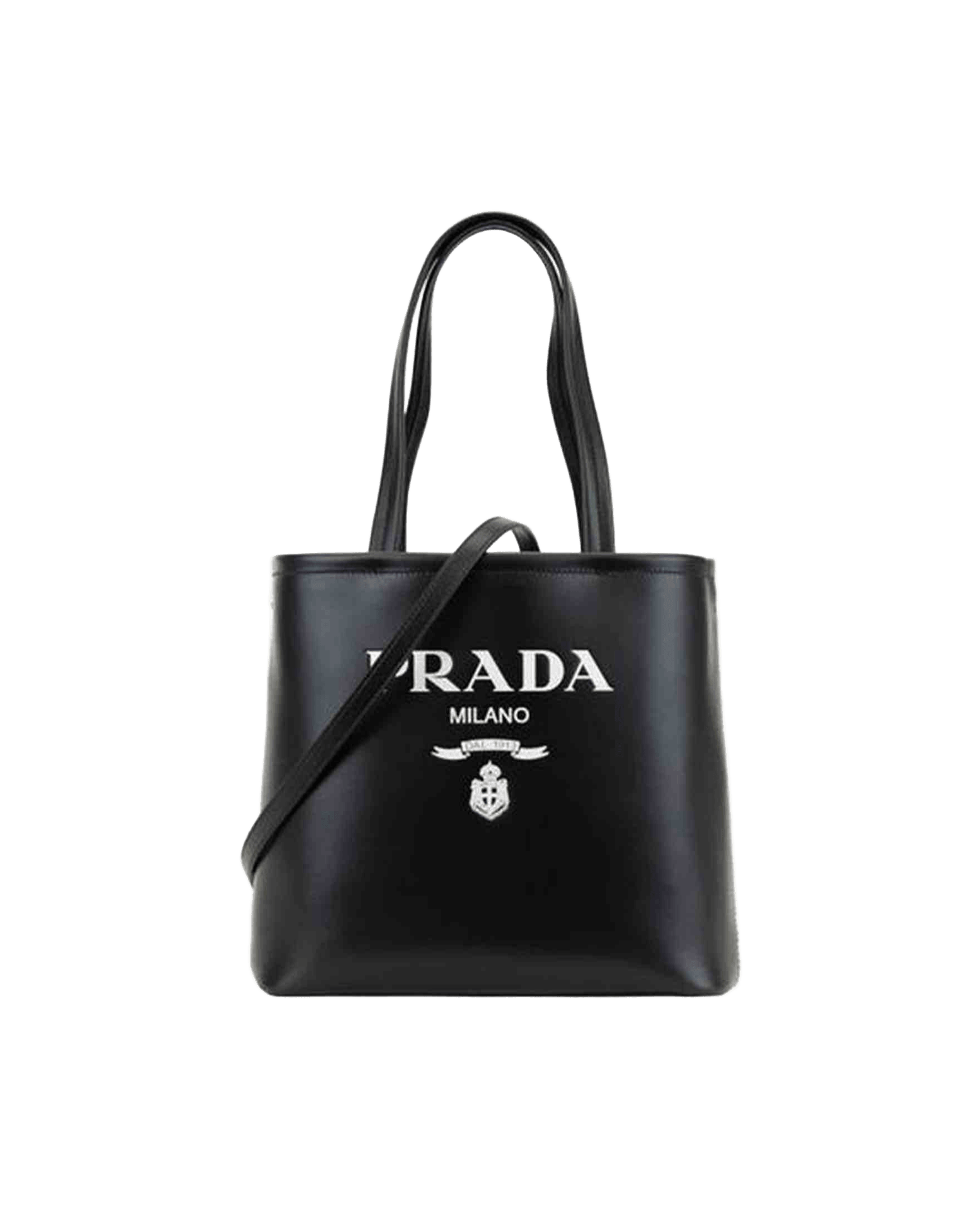 Prada Leather Logo Tote Bag Glam Steals