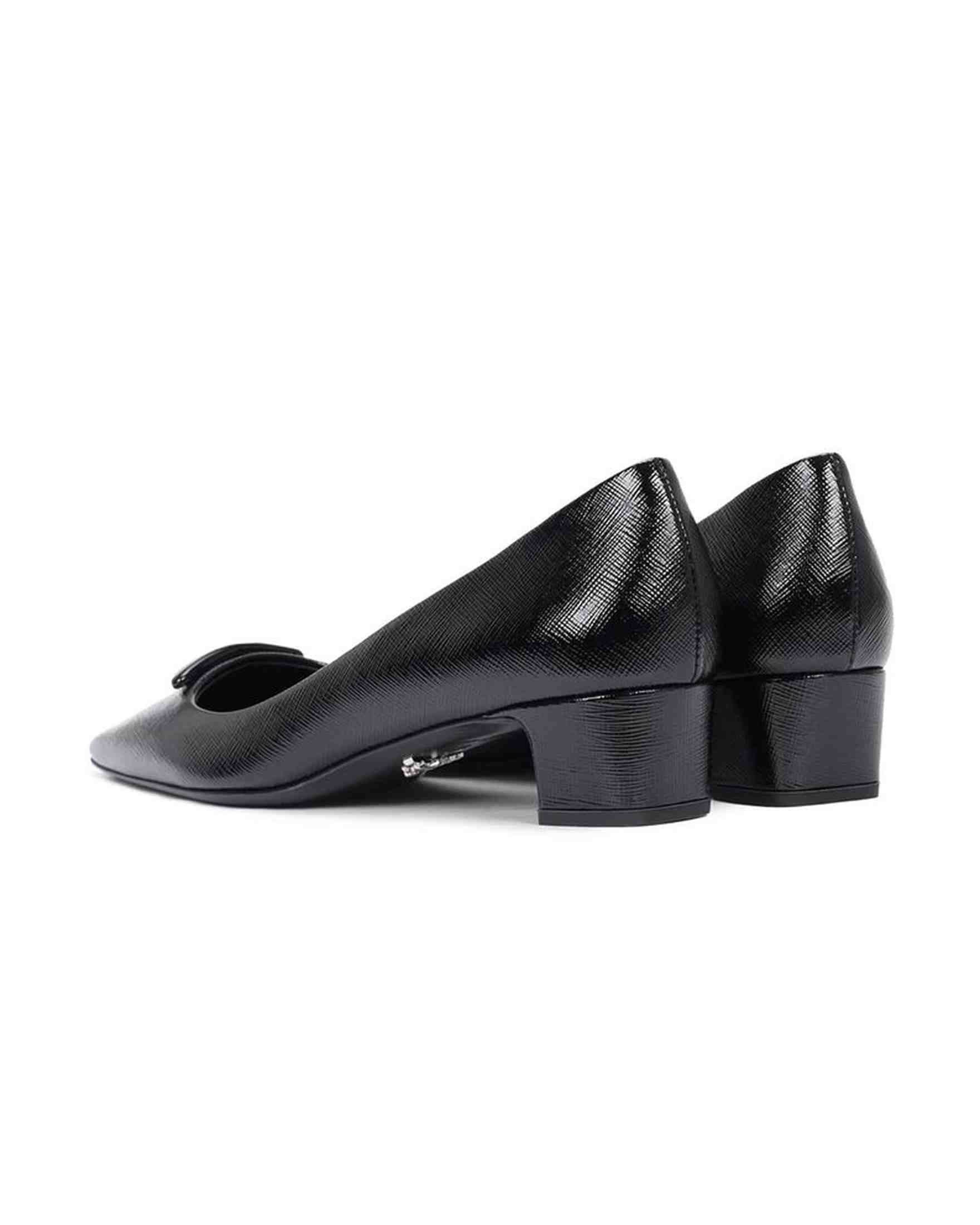 Prada Leather Saffiano Pumps Glam Steals