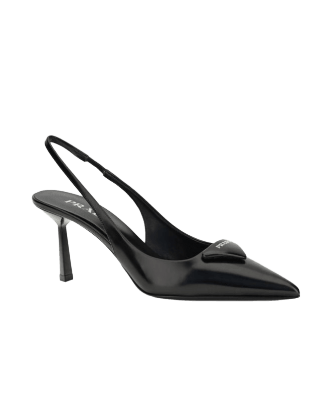 Prada Leather Slingback Pumps Glam Steals