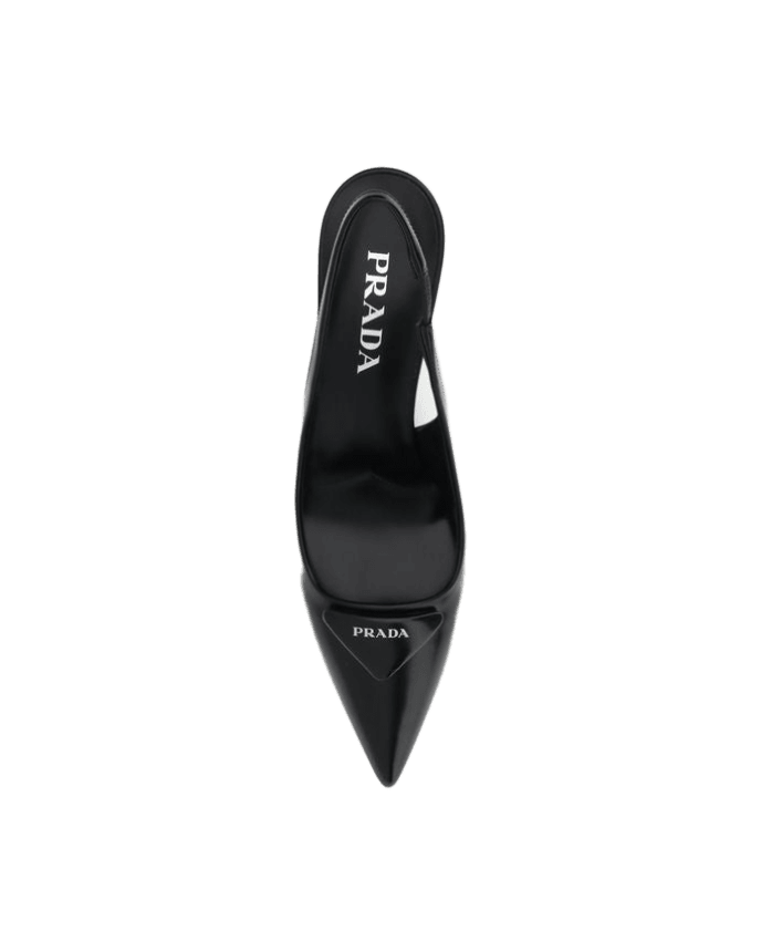 Prada Leather Slingback Pumps Glam Steals