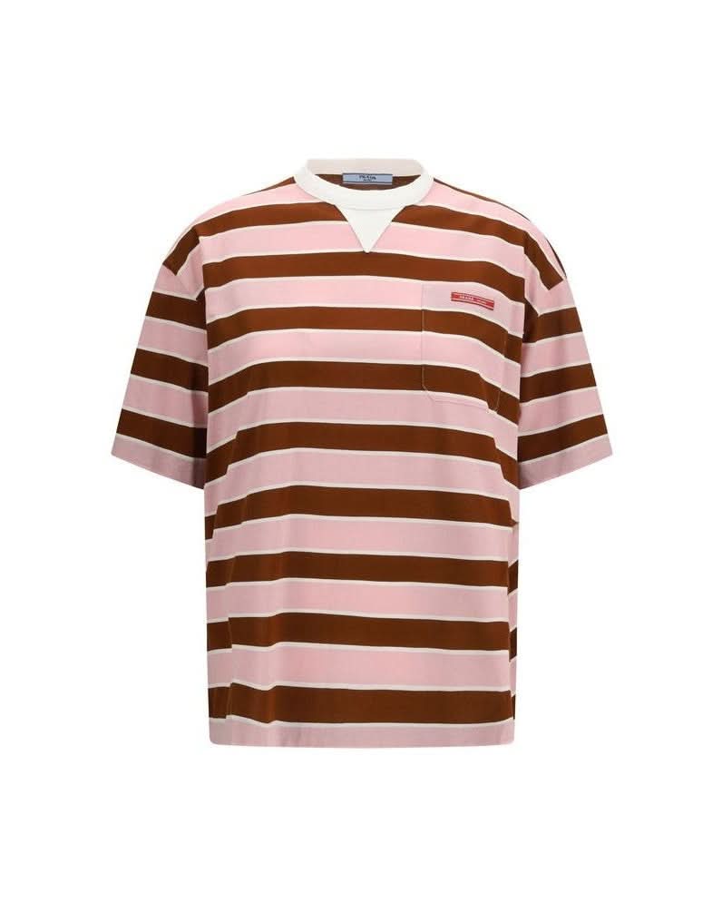 Prada Multicolor Cotton T-shirt Glam Steals