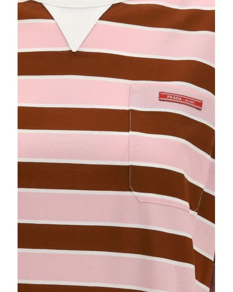 Prada Multicolor Cotton T-shirt Glam Steals