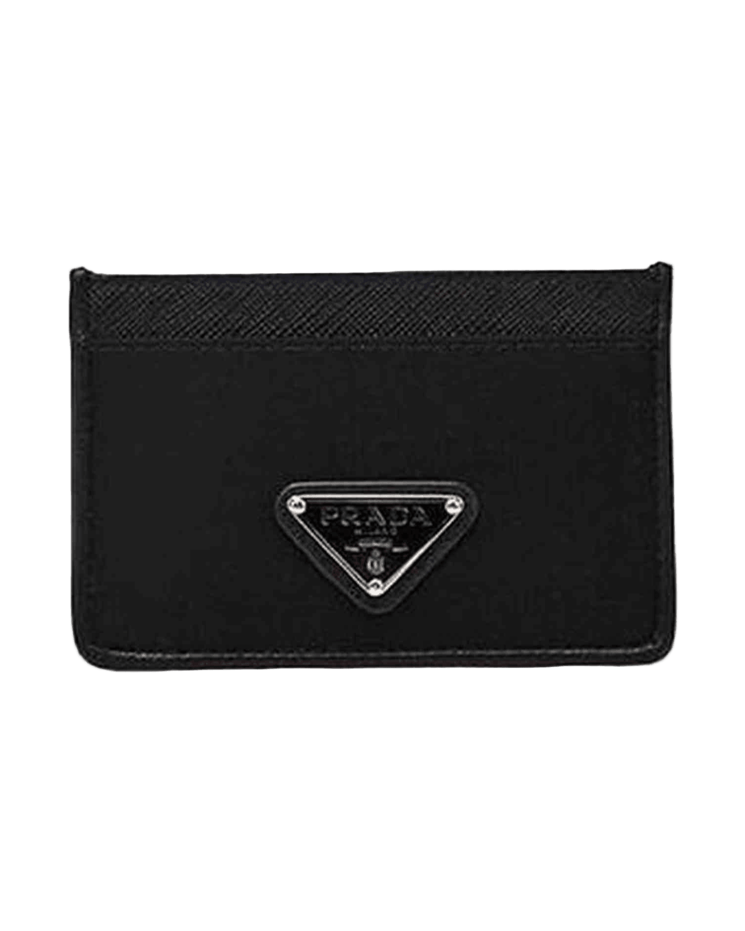 Prada Nylon And Leather Card Holder Glam Steals