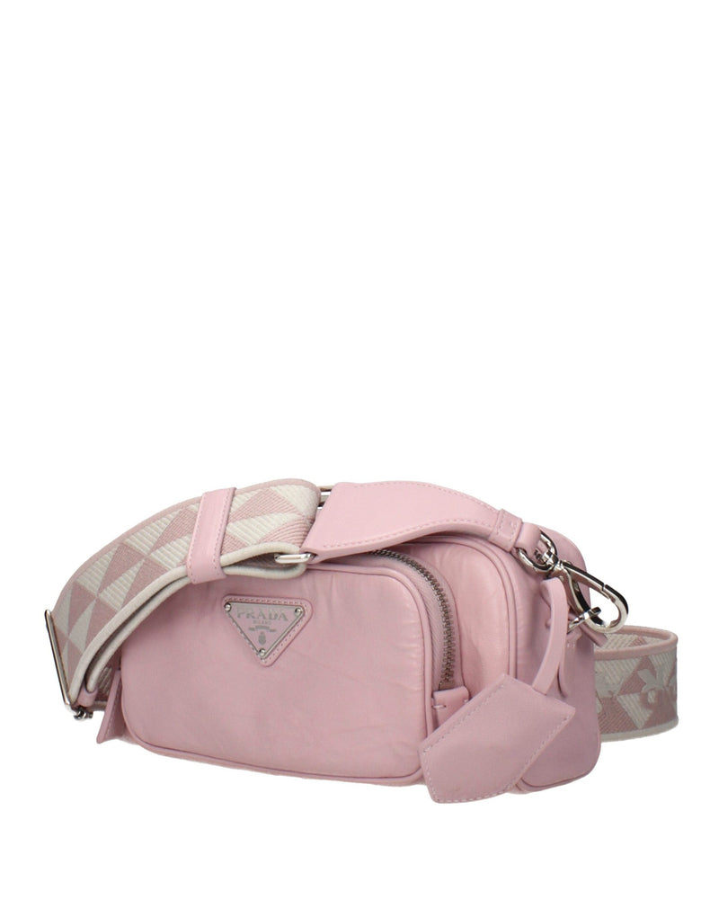 Prada Pink Leather Crossbody Bag Glam Steals