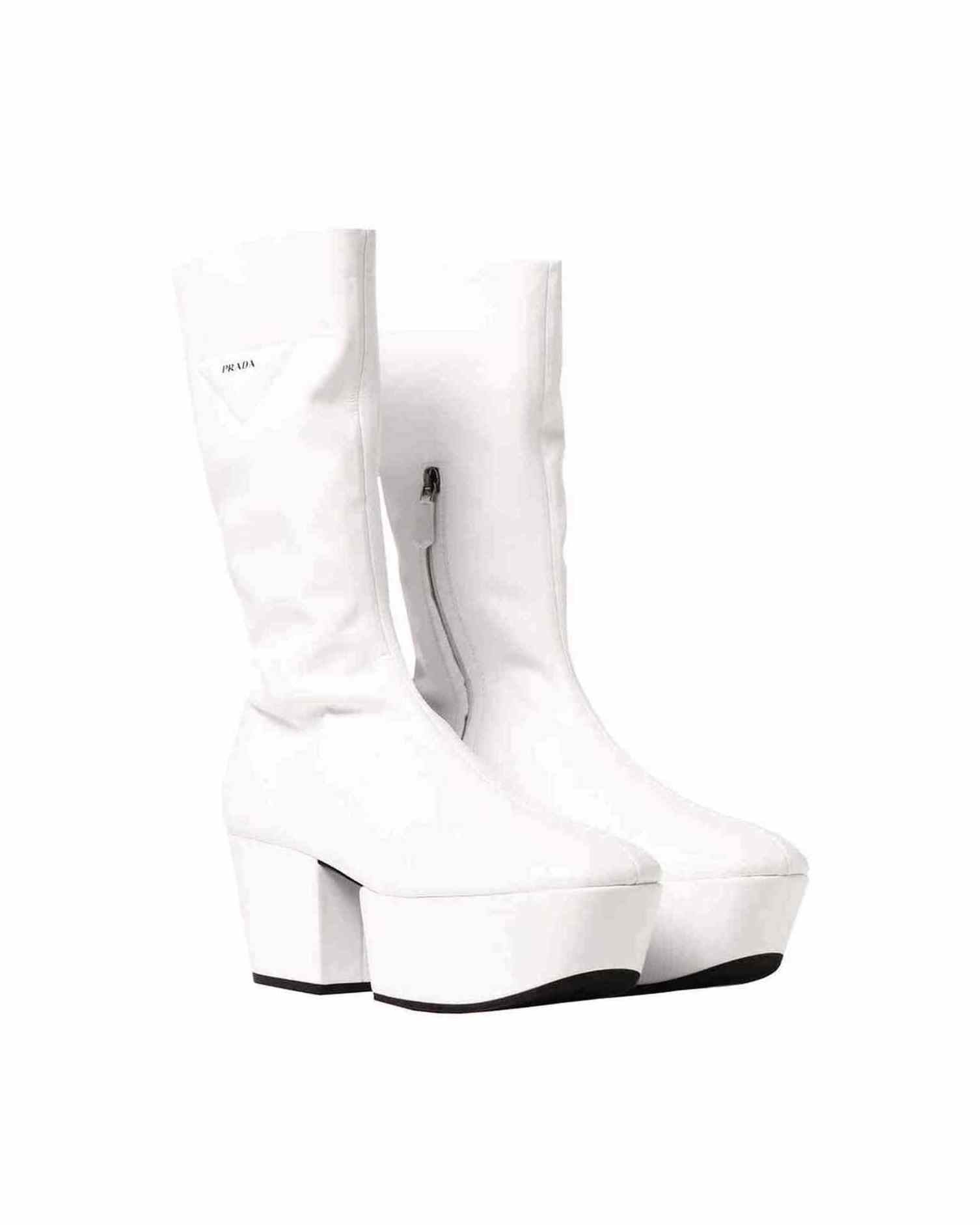 Prada Platform Pull Boots Glam Steals