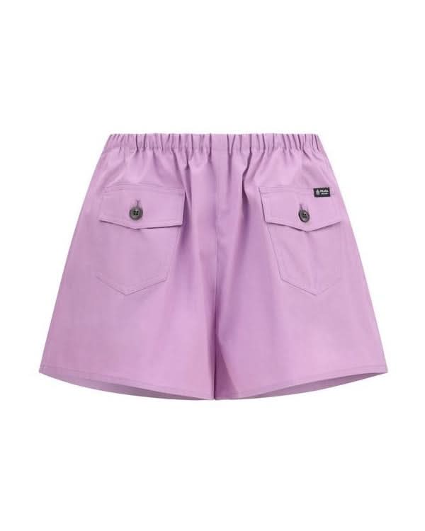Prada Purple Cotton Bermuda Shorts Glam Steals