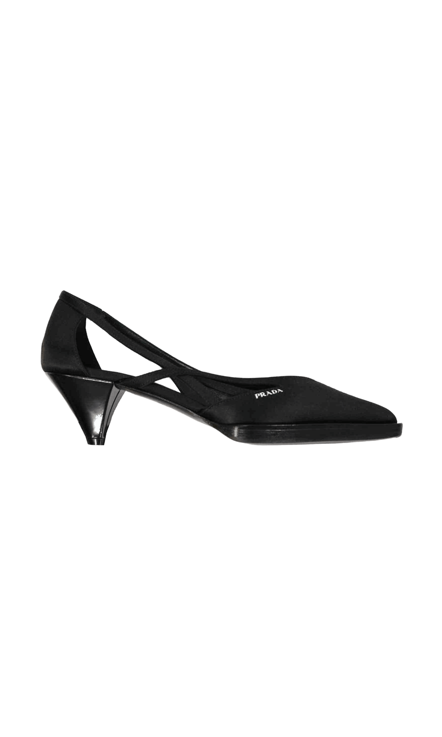 Prada Satin 55mm Cut Out Pumps Glam Steals