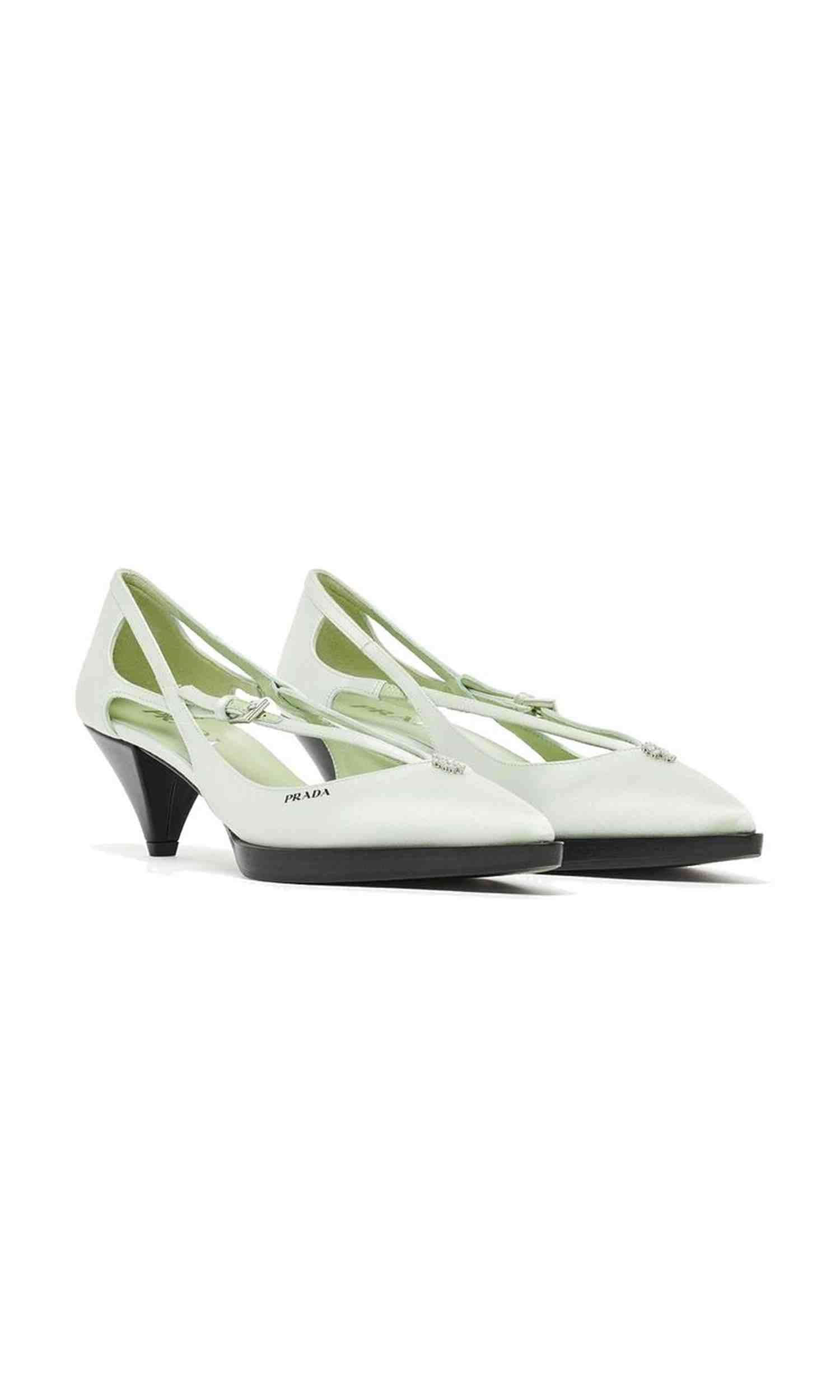 Prada Satin Cut Out Pumps Glam Steals