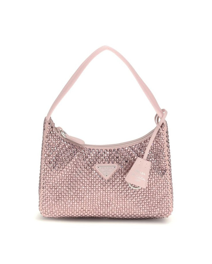 Prada Viscose Shoulder Bag Glam Steals