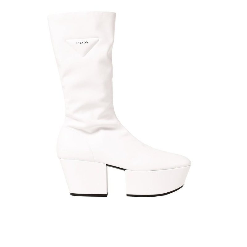 Prada White Polyethylene Boots Glam Steals