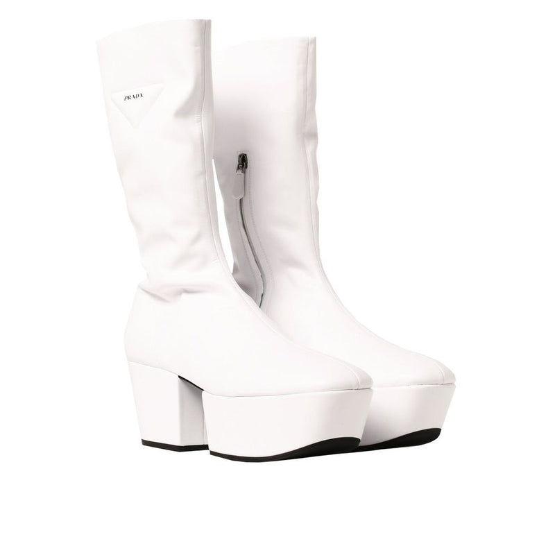 Prada White Polyethylene Boots Glam Steals