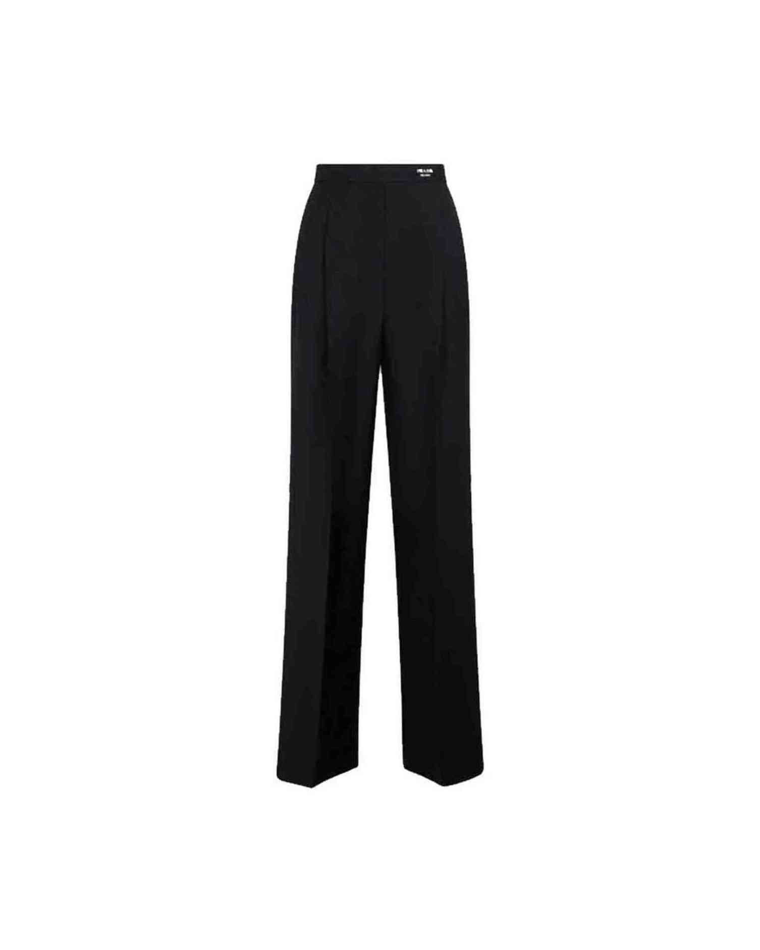 Prada Wool Classic Logo Pant Glam Steals