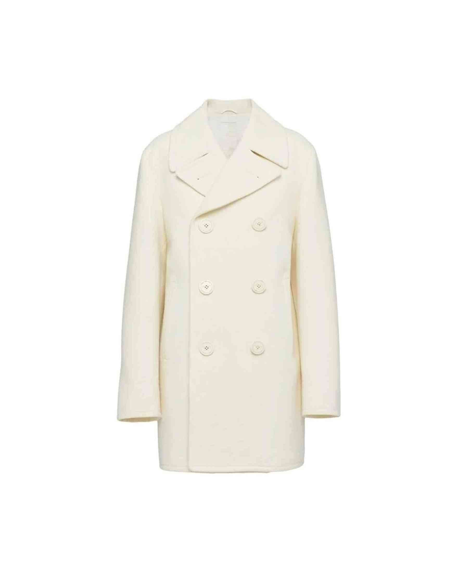 Prada Wool Double Breasted Coat Glam Steals