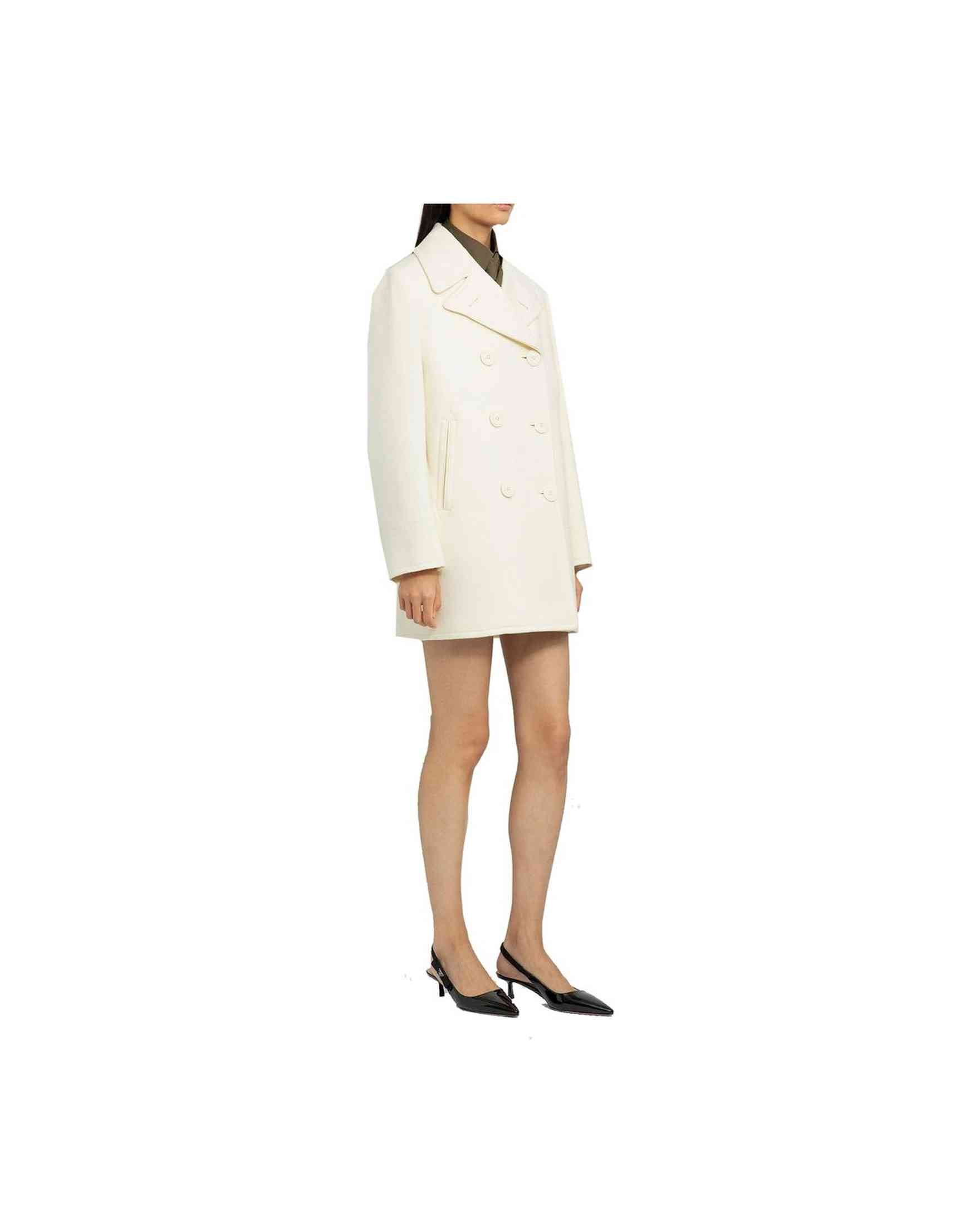 Prada Wool Double Breasted Coat Glam Steals