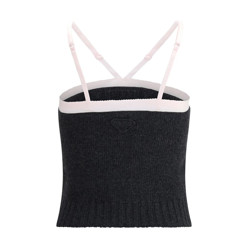 Prada Wool Virgin Crop Top