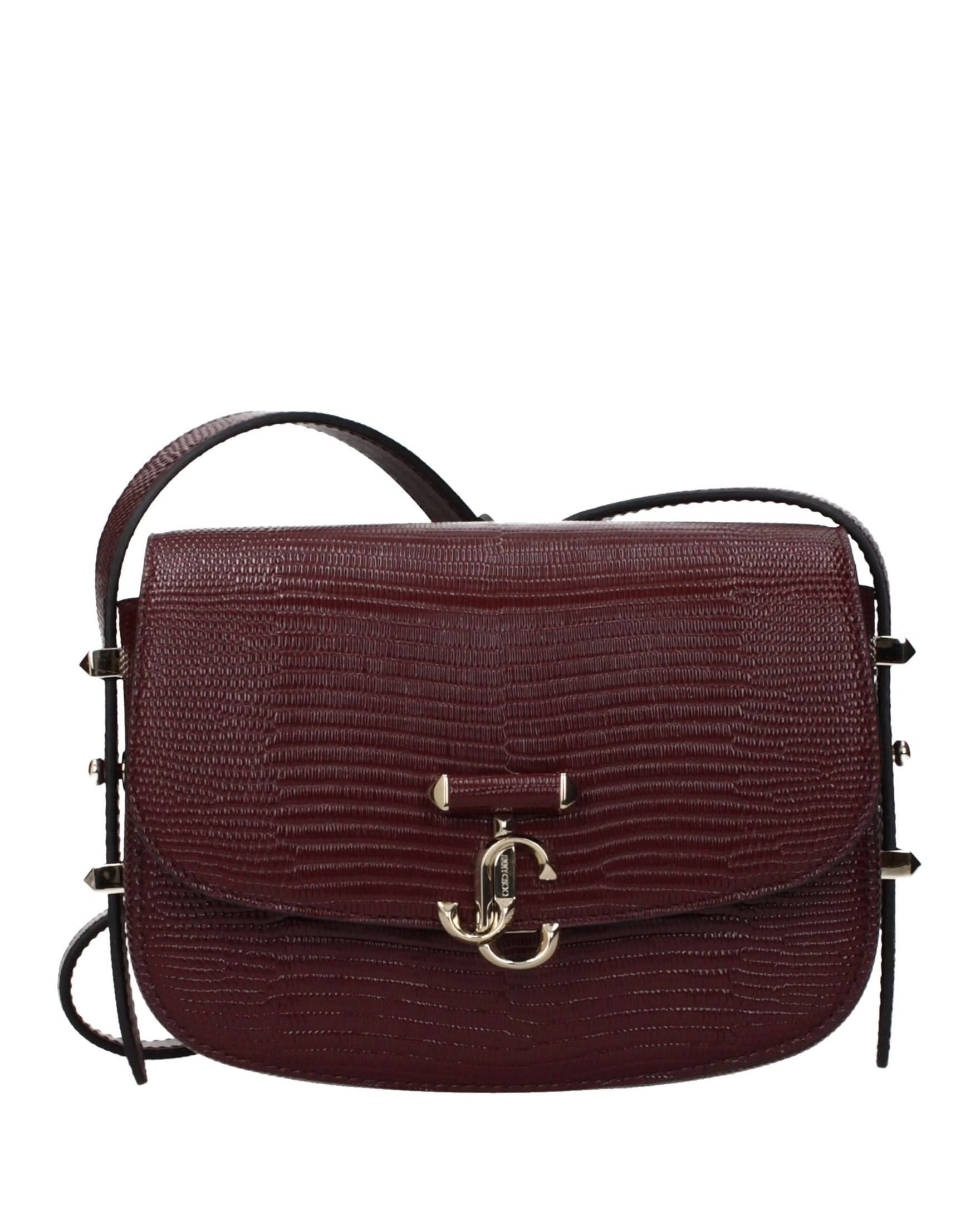 Jimmy Choo Red Leather Shoulder Bag Glam Steals