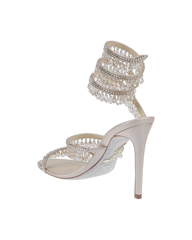 René Caovilla Beige Sandals Glam Steals