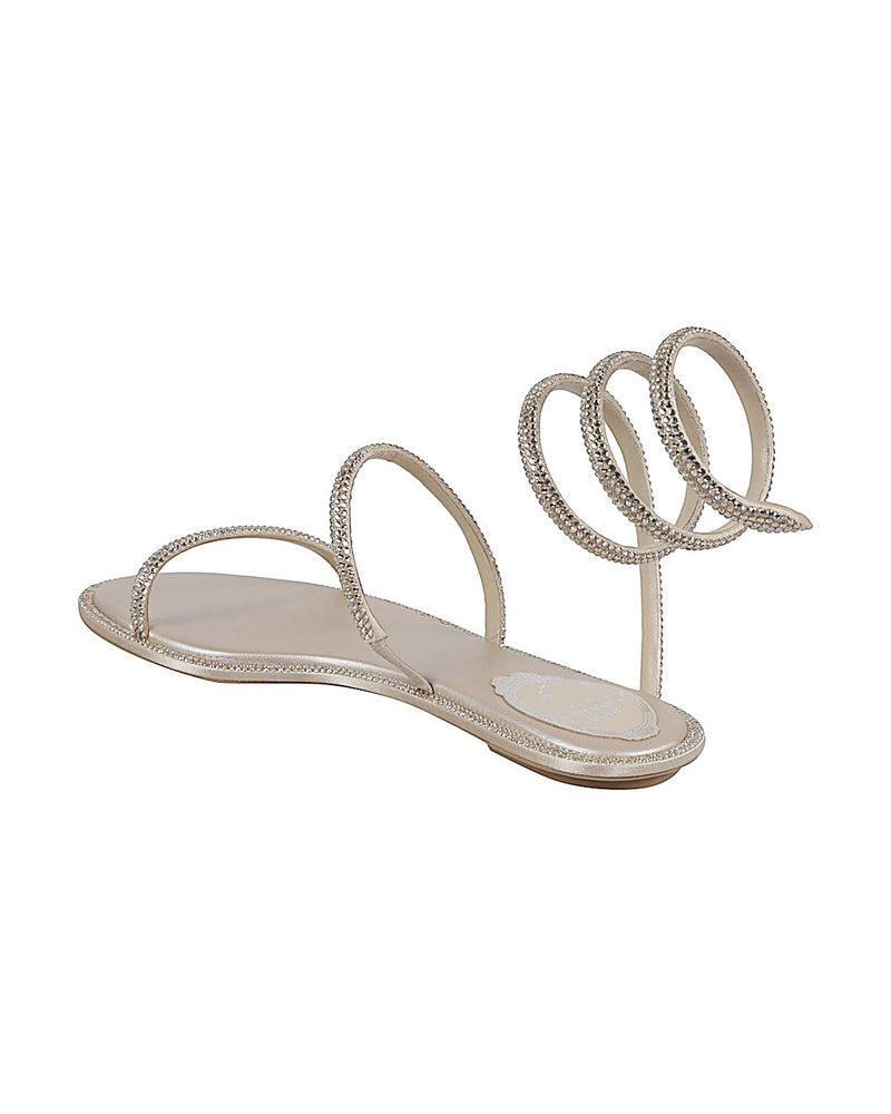 René Caovilla Beige Sandals Glam Steals