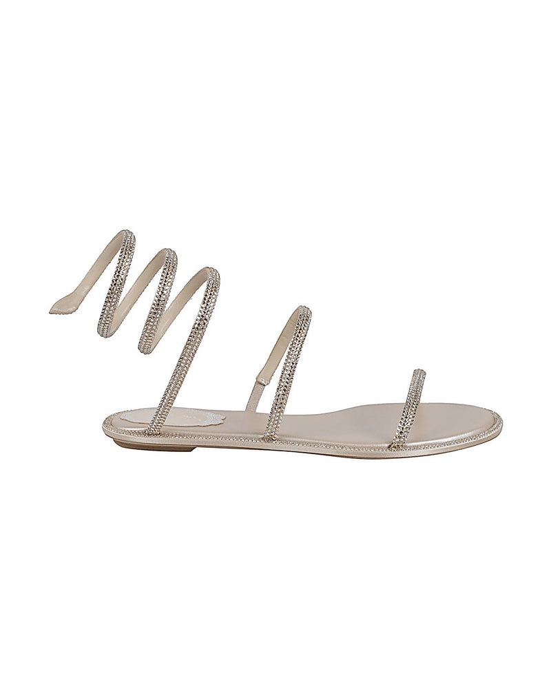 René Caovilla Beige Sandals Glam Steals