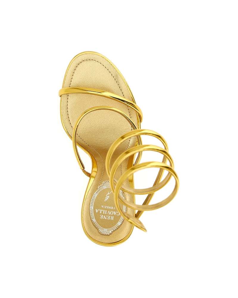 René Caovilla Metallic Cleo Sandals Sandals