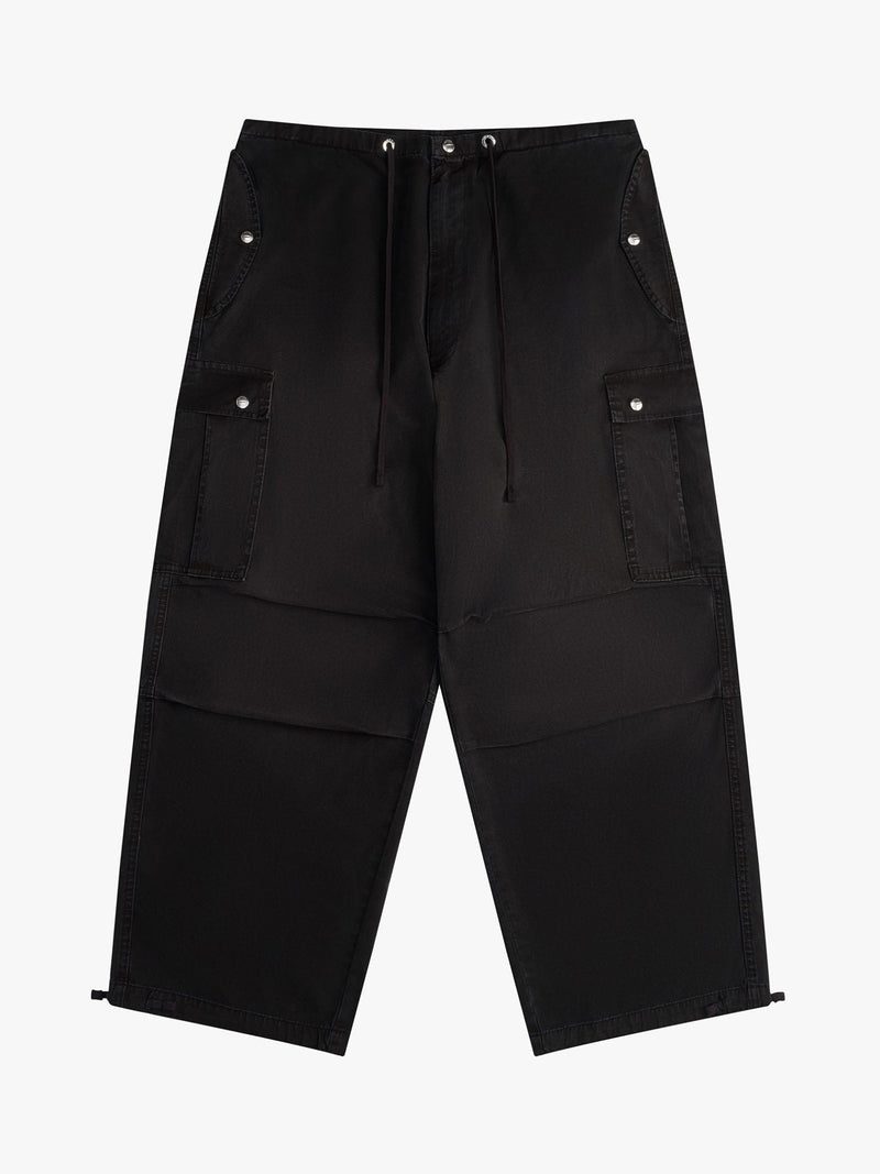 Rhude Black Cotton Cargo Pant Glam Steals