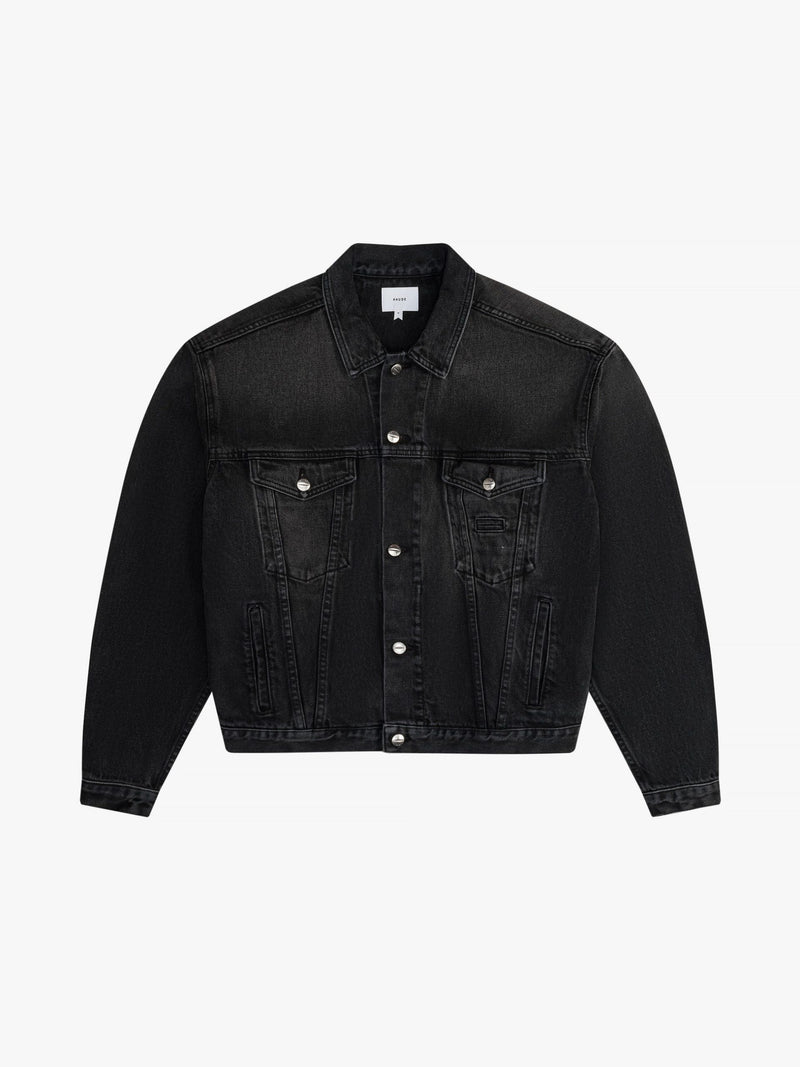 Rhude Black Cotton Denim Jacket Glam Steals