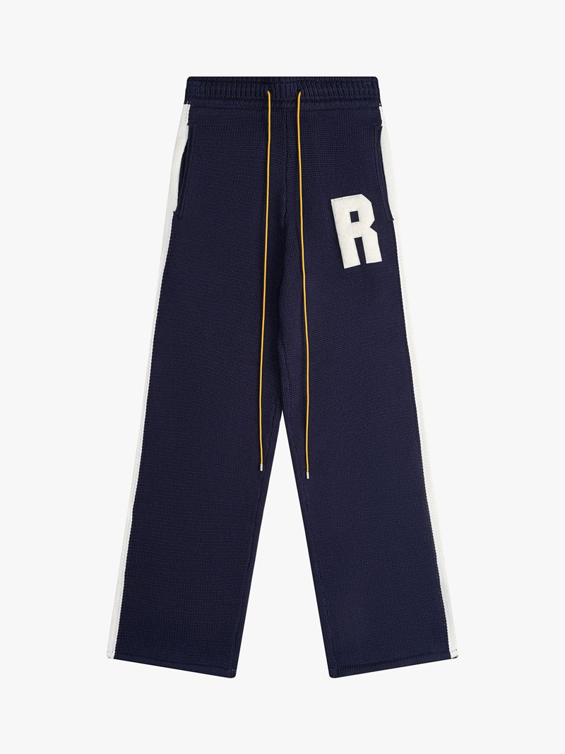 Rhude Blue Navy Fibres Casual Pant Glam Steals