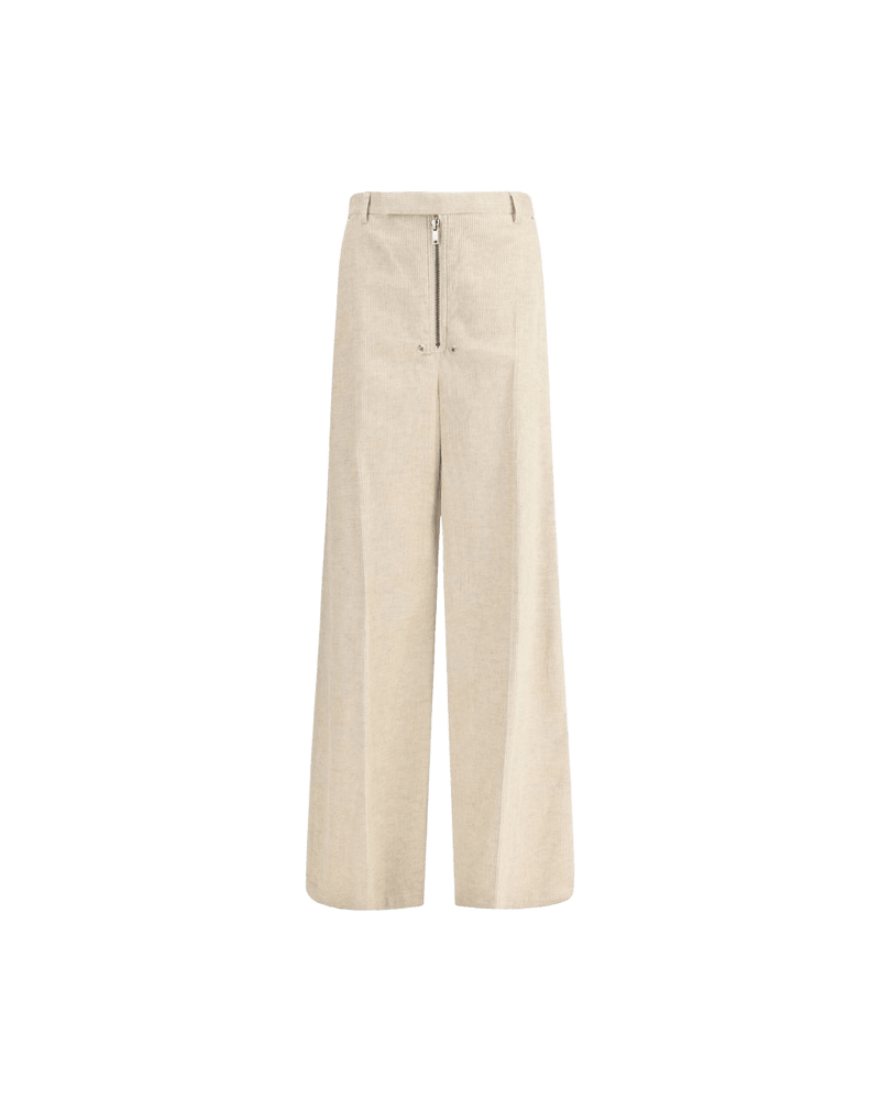 Rick Owens Beige Cotton Casual Pant Glam Steals