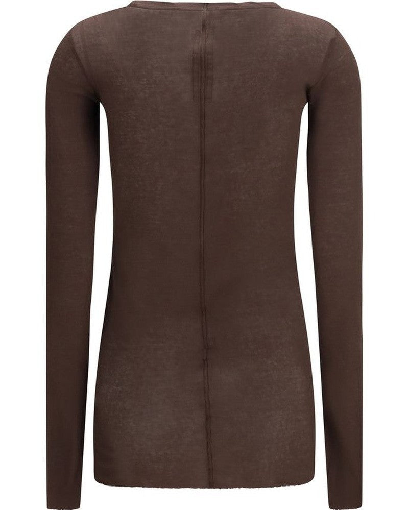 Rick Owens Brown Long Sleeved Tshirt Glam Steals