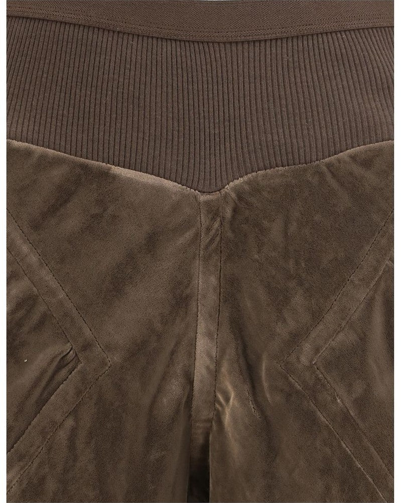 Rick Owens Brown Viscose Casual Pant Glam Steals