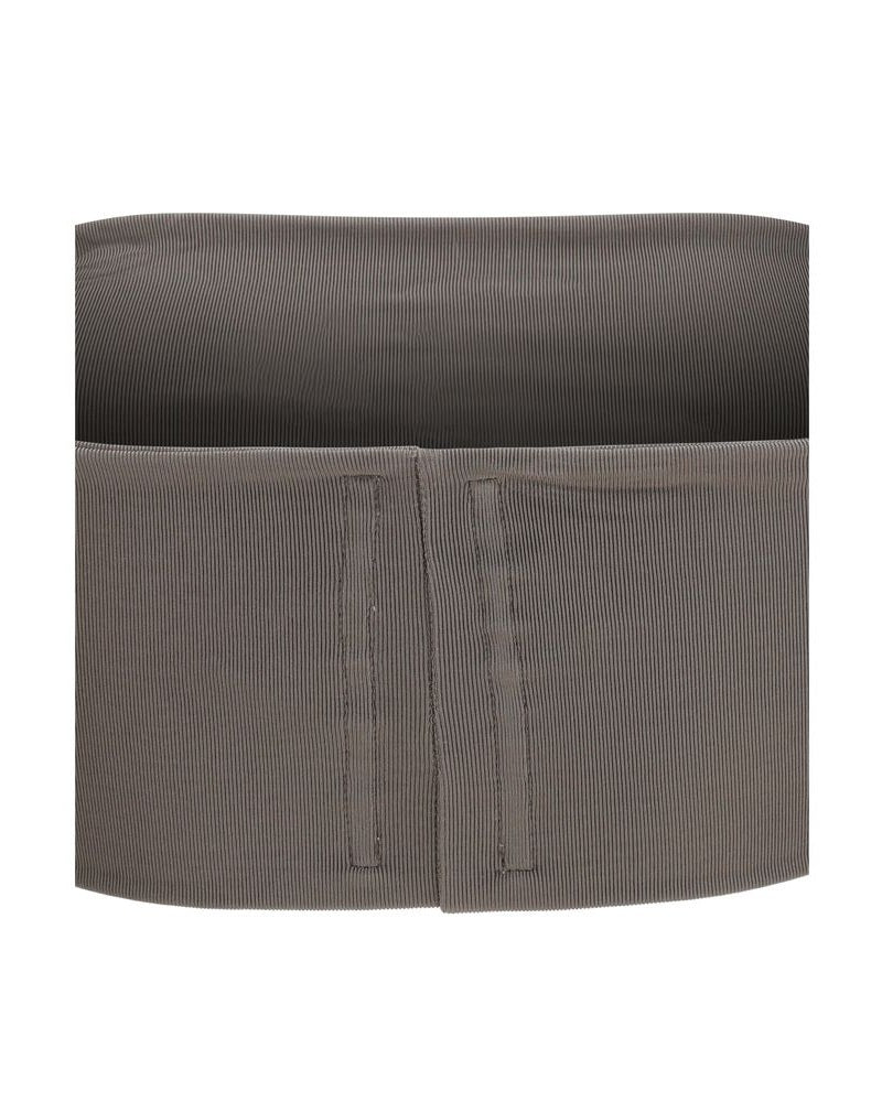 Rick Owens Gray Viscose Sleeveles T-shirt Glam Steals