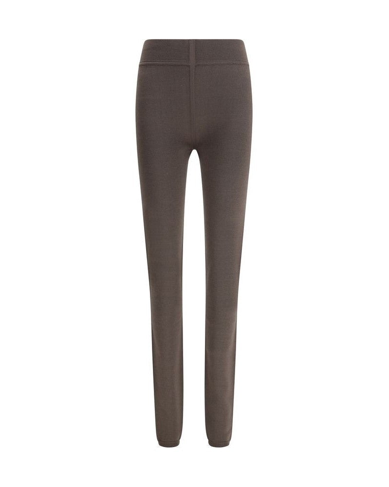 Rick Owens Gray Wool Fleece Leggings Glam Steals