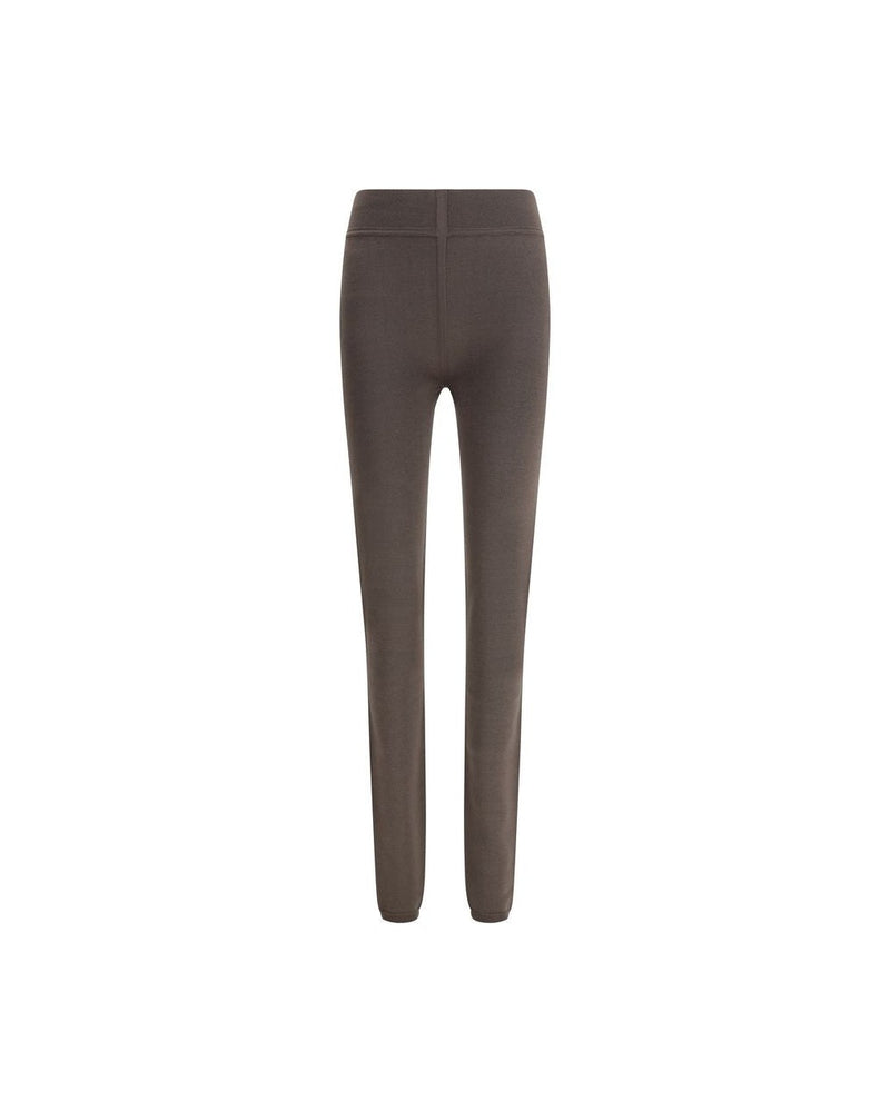 Rick Owens Gray Wool Fleece Leggings Glam Steals