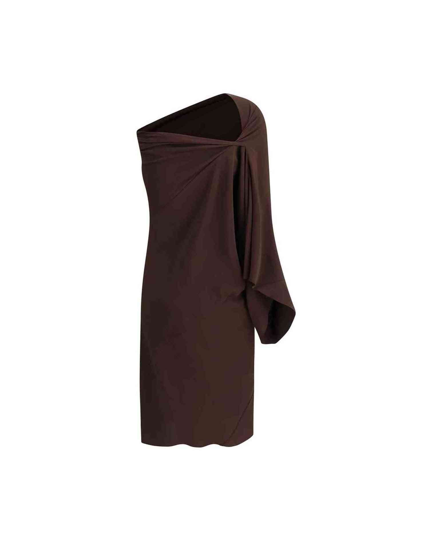 Rick Owens One Shoulder Dress Glam Steals