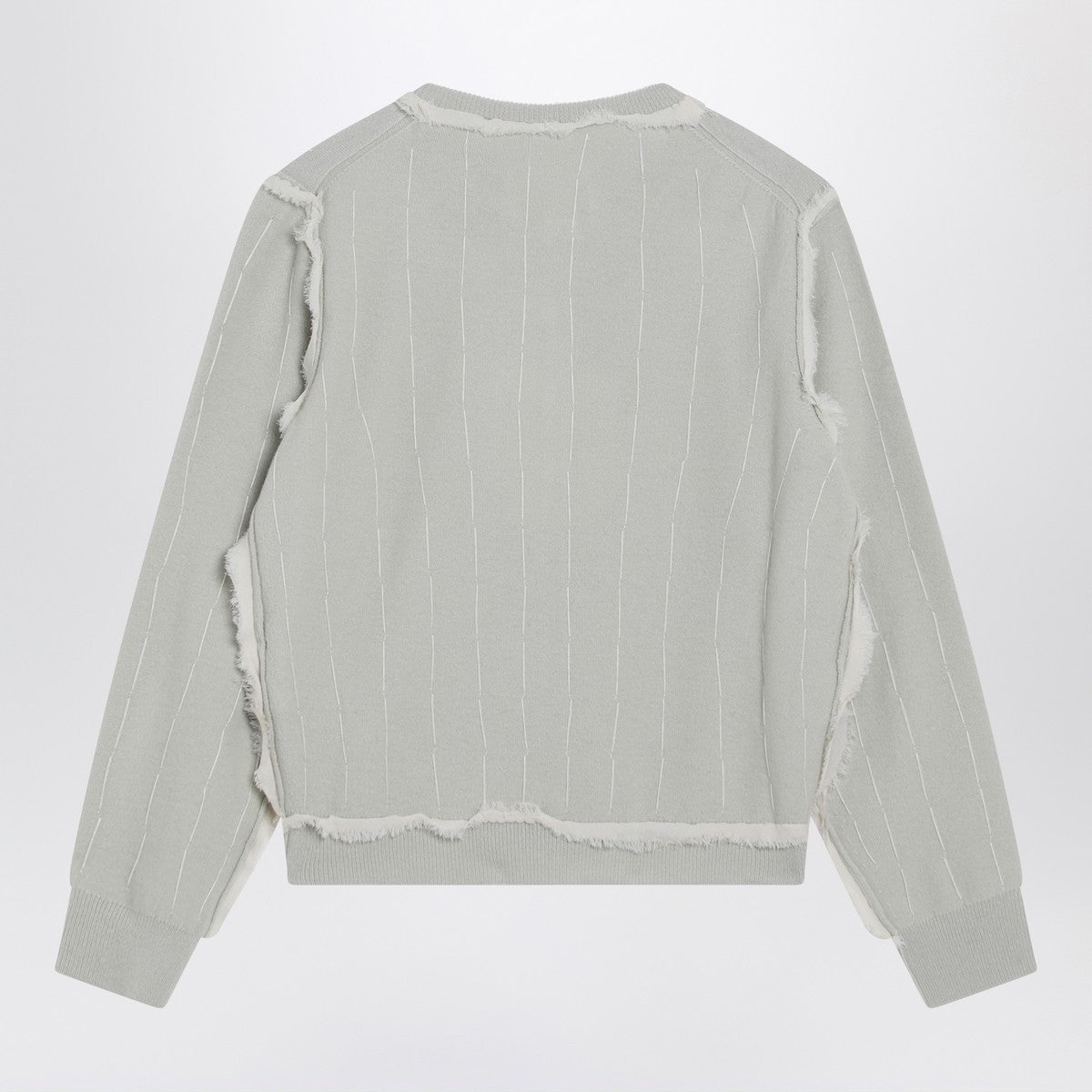 Maison Margiela Light green wool cardigan Glam Steals