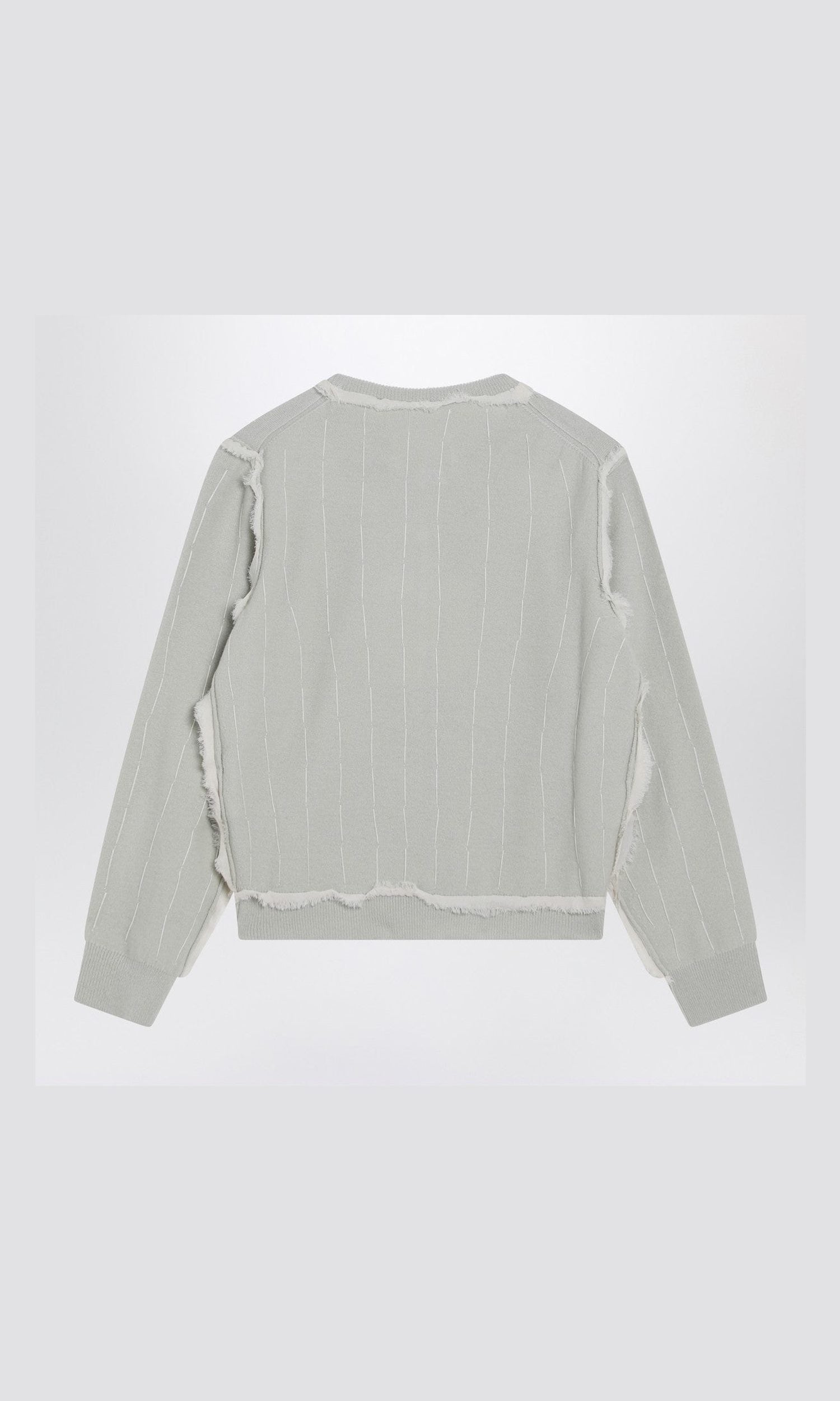 Maison Margiela Light green wool cardigan Glam Steals