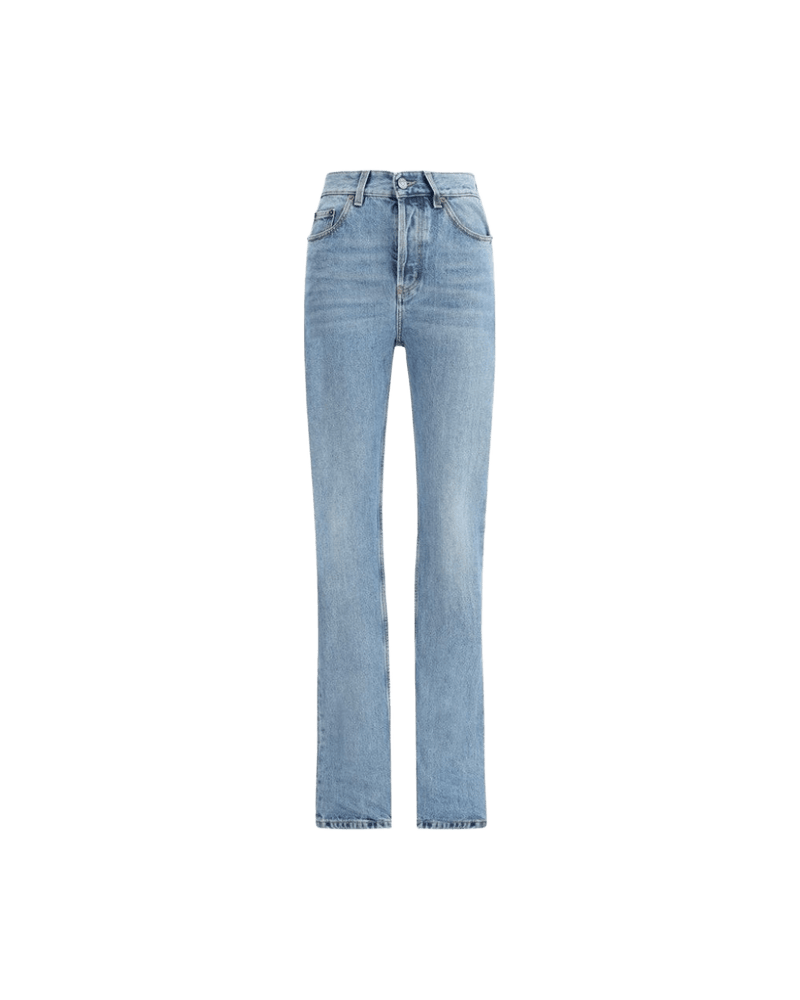 Saint Laurent 90s-inspired slim-fit jeans in denim Glam Steals