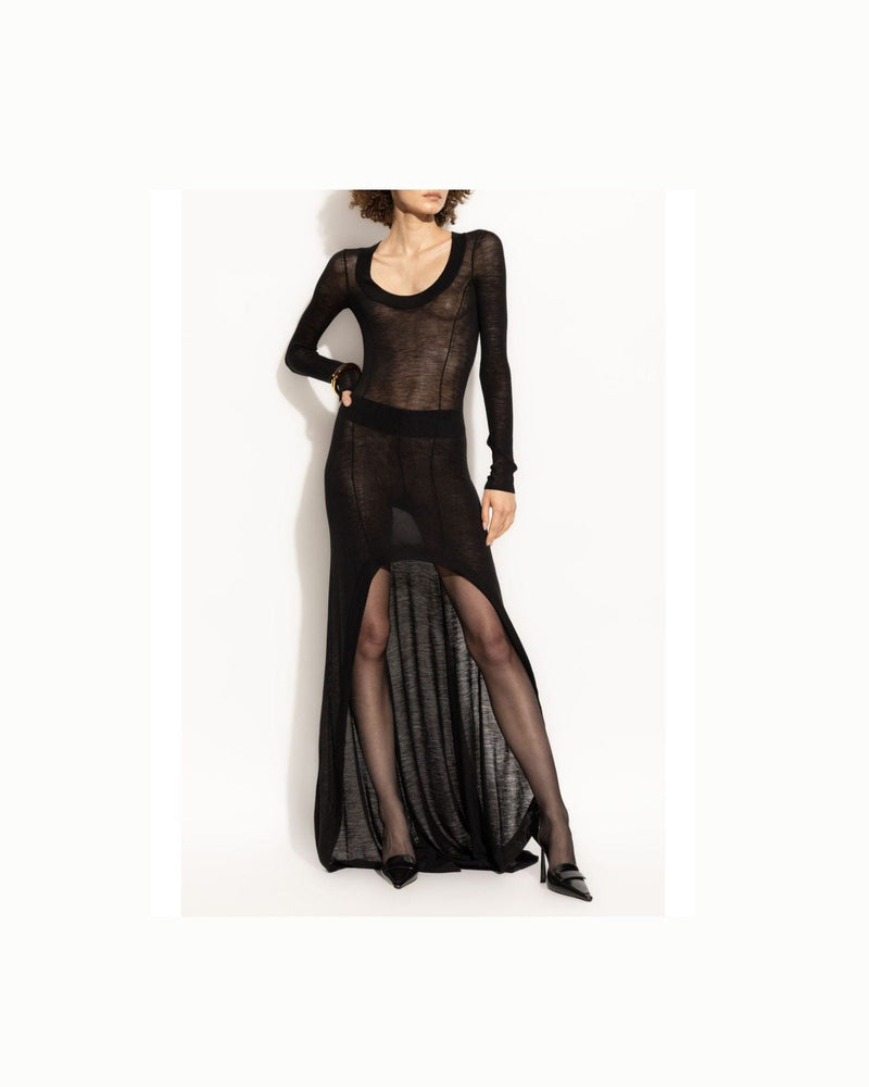 Saint Laurent Asymmetric Design Dress Glam Steals