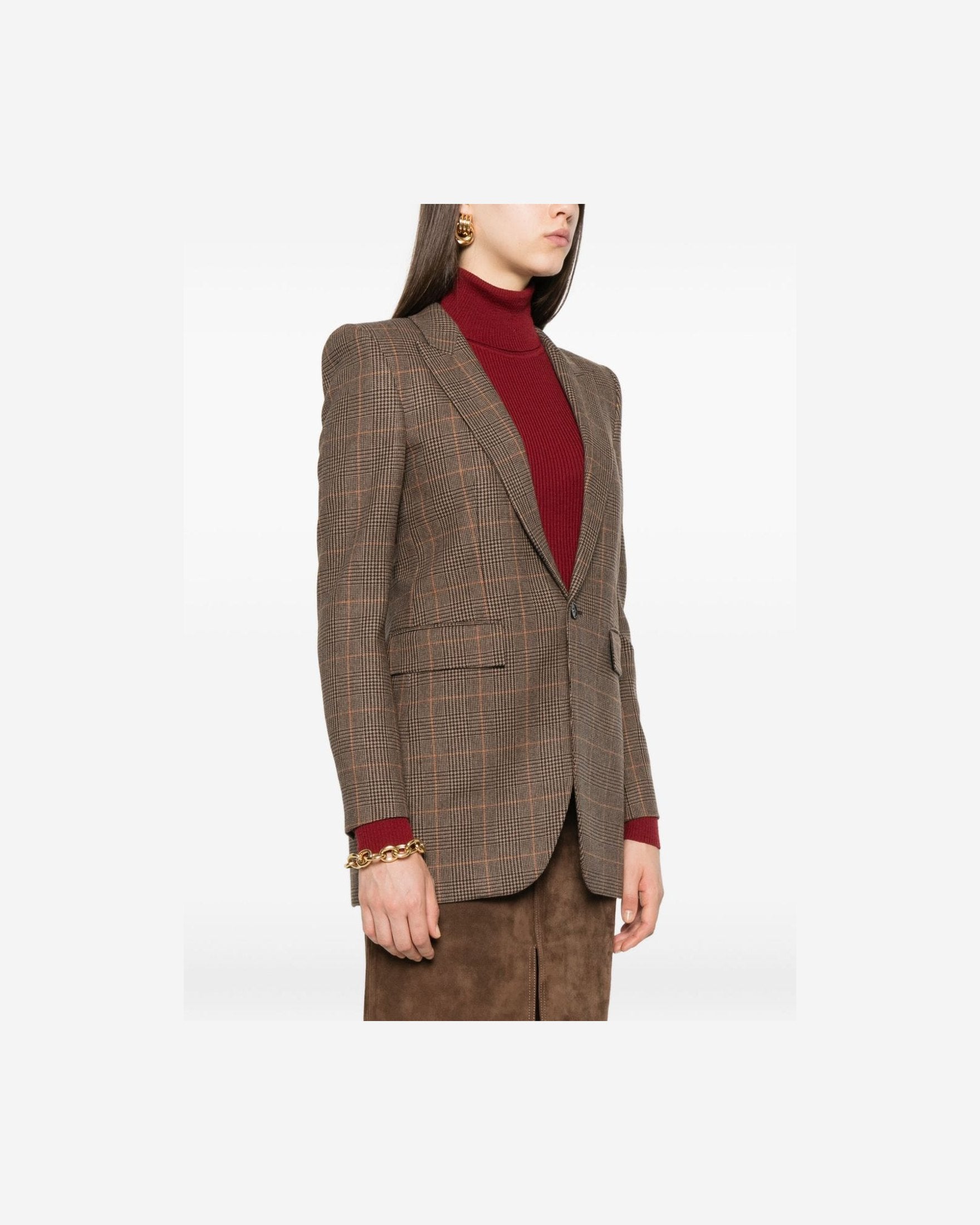 Saint Laurent Beige Jacket Glam Steals