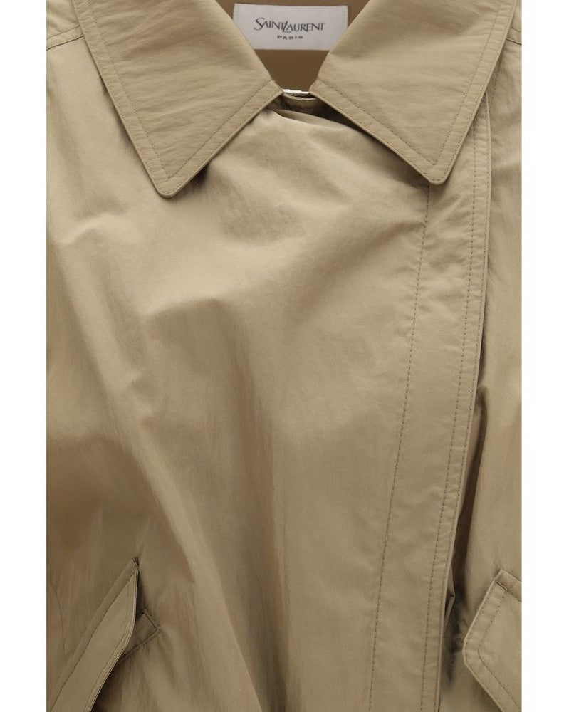 Saint Laurent Beige Polyamide Clothing Glam Steals