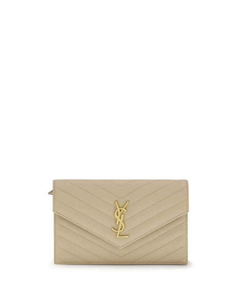 Saint Laurent Beige Shoulder Bag Glam Steals