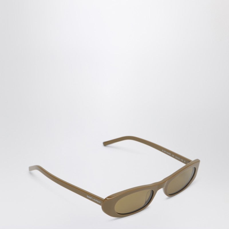 Saint Laurent Beige Sl 557 Shade Sunglasses Glam Steals