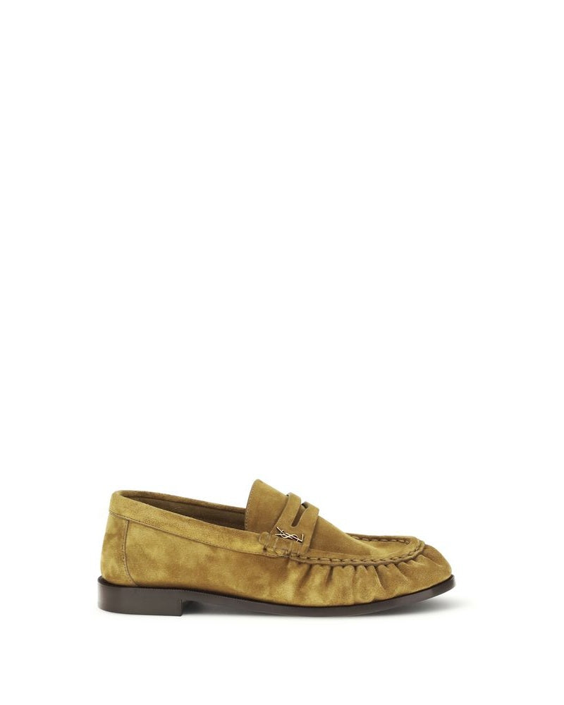 Saint Laurent Beige Slip On Loafers Glam Steals