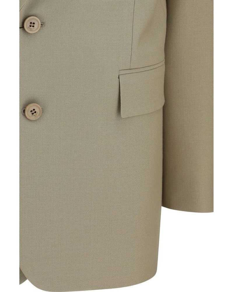 Saint Laurent Beige Wool Oves Aries Blazer Glam Steals