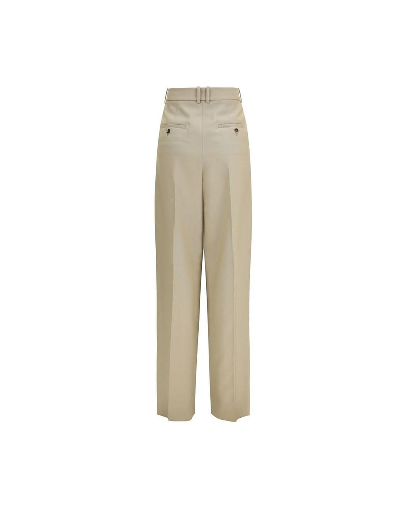 Saint Laurent Beige Wool Oves Aries Dress Pant Glam Steals