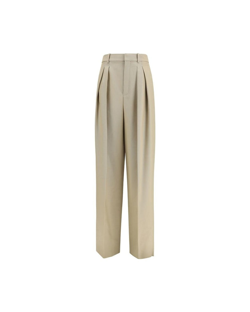 Saint Laurent Beige Wool Oves Aries Dress Pant Glam Steals